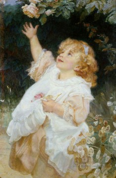 Lovely Little Girl 4 impressionism Oil Paintings